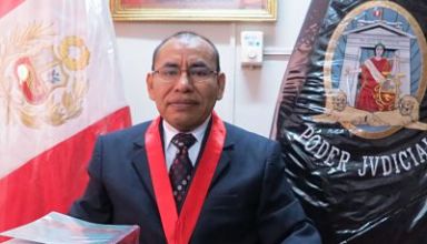 Adolfo Nicolás Cayra Quispe, presidente de la Corte Superior de Madre de
