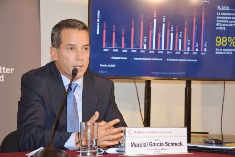 MRE, ProInversión y EY Perú presentan guía para atraer la inversión minera en el Perú