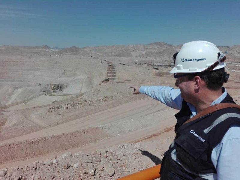 Osinergmin supervisa seguridad de infraestructura minera ante lluvias y huaicos