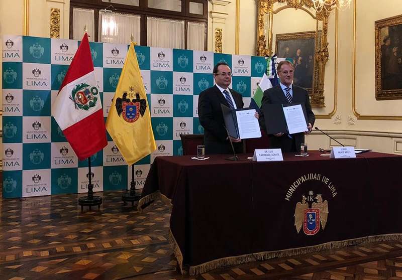 Municipalidad de Lima y CAF firman acuerdo para desarrollar proyectos en la ciudad