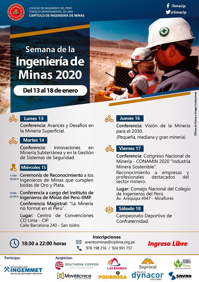 Semana de la Ingeniería de Minas 2020