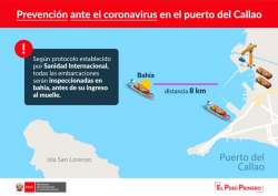 Embarciones que arriben a los puertos serán inspeccionadas como medida preventiva contra el coronavirus