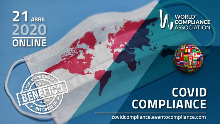 La World Compliance Association realizará primer congreso benéfico online a favor de la lucha contra el Covid-19