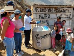 Rotoplas - Familias vulnerables serán beneficiadas con tanques para el almacenamiento de agua