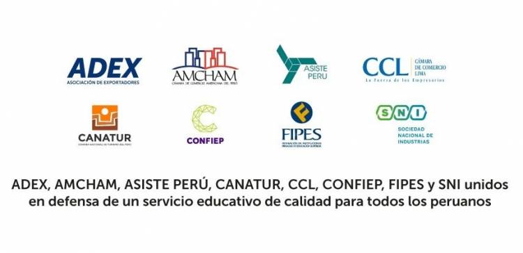 CONFIEP Unidos en defensa de un servicio educativo de calidad para todos los peruanos