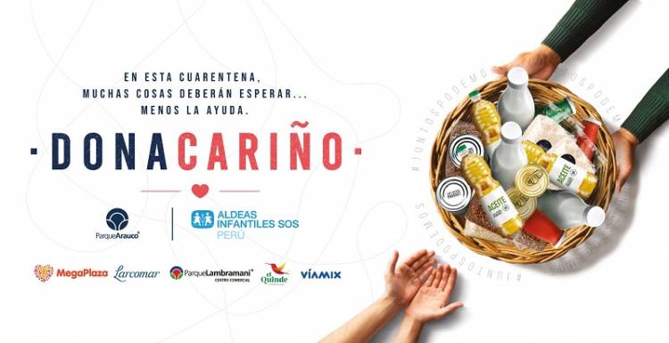 «Dona Cariño»: Campaña solidaria impulsada por Parque Arauco en alianza con Aldeas Infantiles SOS Perú