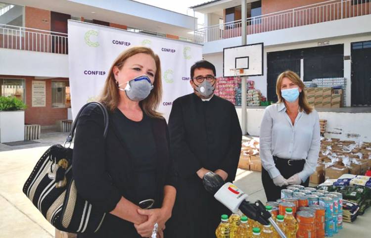 «Hogar de las Bienaventuranzas» recibió 10 mil kits de alimentos por parte de la CONFIEP