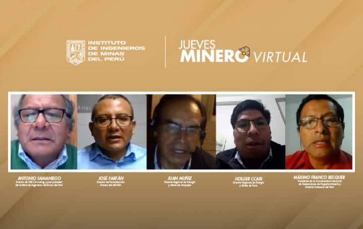 IIMP propone apoyar en la elaboración de protocolo unificado para la reactivación de la minería a pequeña escala