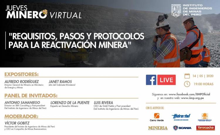 Requisitos, pasos y protocolos para la reactivación minera