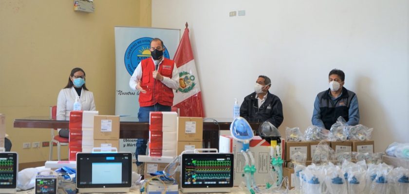 Newmont dona equipos a hospitales de Cajamarca para fortalecer su lucha contra el Covid-19