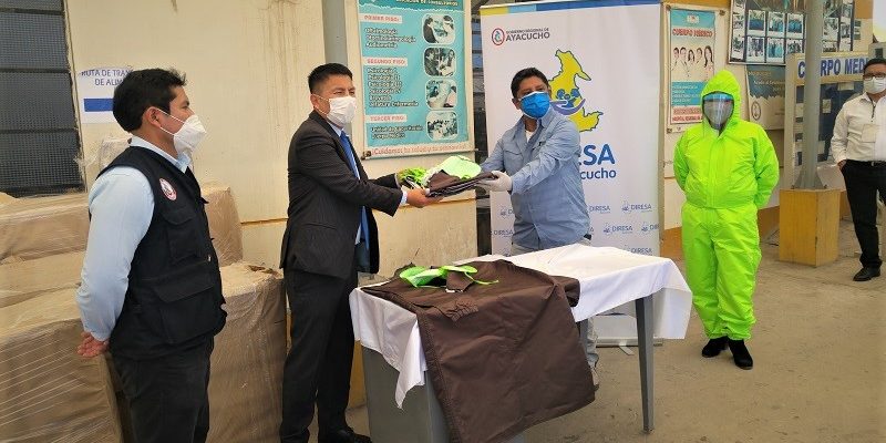 PERU LNG dona 1,100 kits de bioseguridad a Ayacucho, Cañete y Chincha