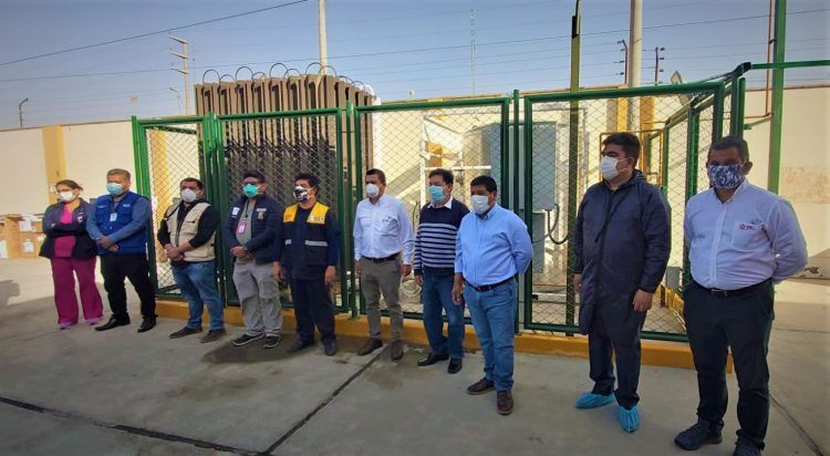 Terminal Portuario Paracas (TPParacas) dona planta de oxígeno a la provincia de Pisco