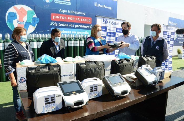 Anglo American Quellaveco dona 200 balones de oxígeno para potenciar sector Salud en Moquegua