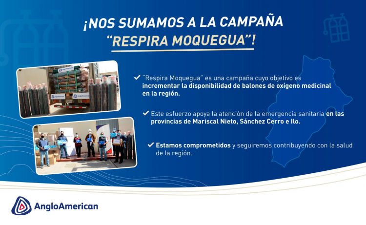 Anglo American se suma a la campaña “Respira Moquegua”
