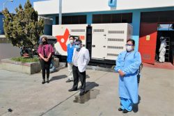 Buenaventura entrega tres grupos electrógenos al Hospital III de Yanahuara, en la región Arequipa