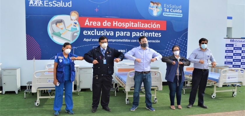 EsSalud recibe 40 camas hospitalarias por parte de Anglo American Quellaveco