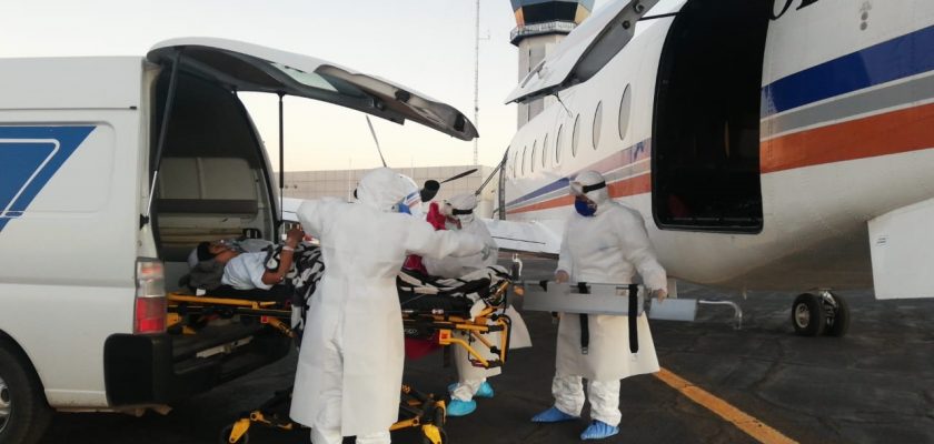Grupo Romero dispone ambulancia aérea para traer a Lima a 4 médicos afectados por Covid-19