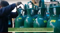 Minera Colquisiri entrega 20 balones de oxígeno al Hospital de Huaral para la lucha contra el Covid-19