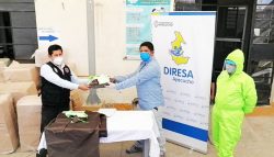 PERU LNG entrega 1,100 kits de bioseguridad a Ayacucho, Cañete y Chincha