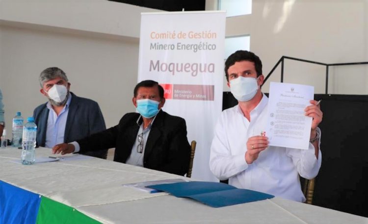Moquegua: Conforman el Comité de Gestión Minero Energético para promover el desarrollo sostenible de las regiones