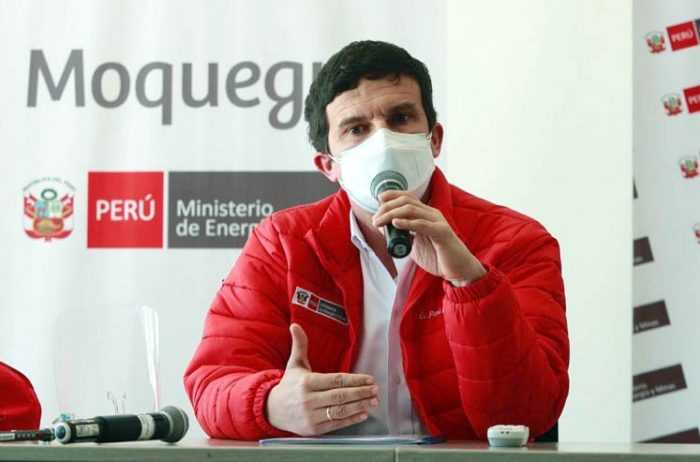 Luis Miguel Incháustegui, ministro de Energía y Minas
