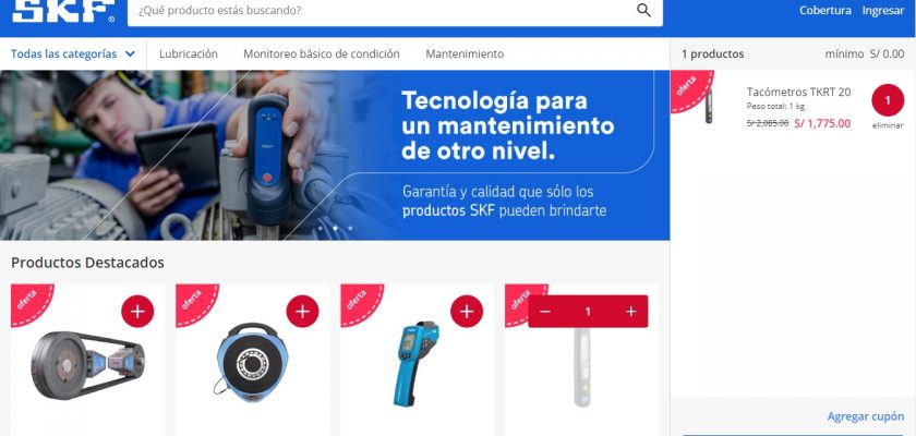 SKF Perú lanza su plataforma e-commerce SKF Store