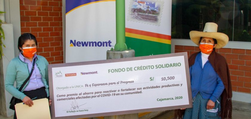 Yanacocha: Culminó entrega del Fondo de Crédito Solidario de Newmont a más de 800 familias