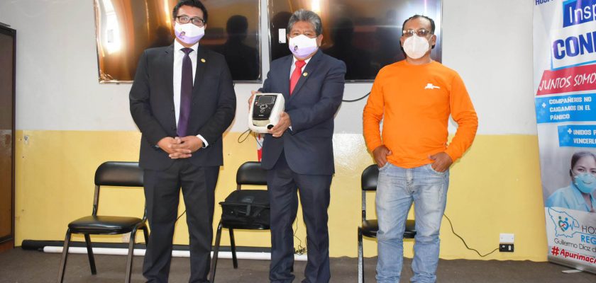 Compañía Minera Ares realiza donación a favor del Hospital Regional Guillermo Díaz de la Vega