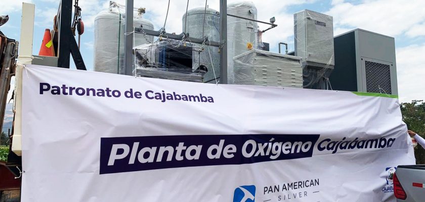 Pan American Silver entrega planta de oxígeno