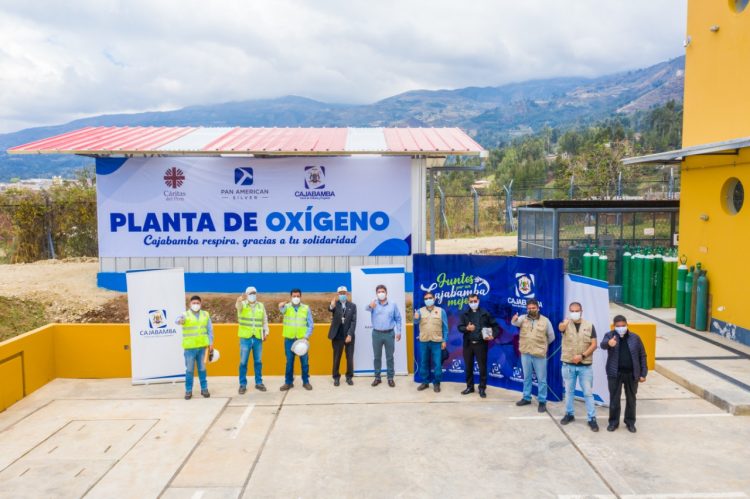 Pan American planta de oxígeno entregada al Hospital de Cajabamba