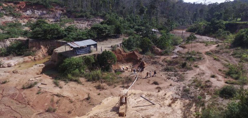 minería ilegal en el Amazonas