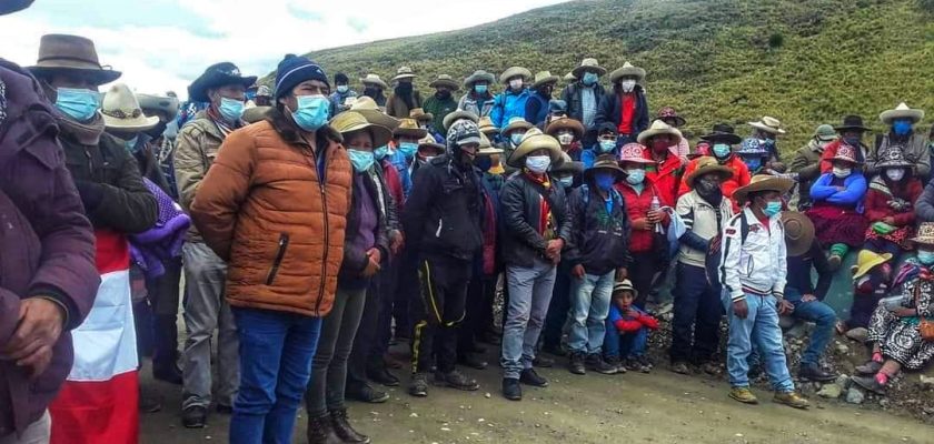 Huelga indefinida en la provincia de Chumbivilcas en contra de la empresa minera Hudbay