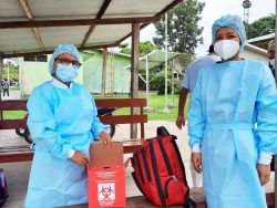 Centro de Salud de Bretaña realiza campaña de descarte del COVID–19 gracias al aporte de PetroTal en Lote 95