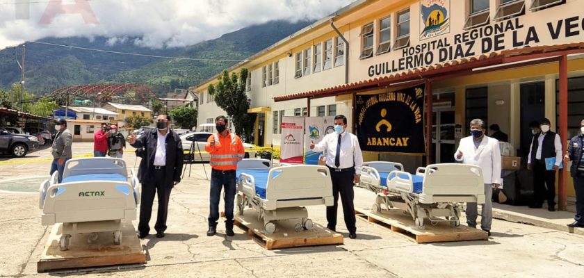 Con aporte de Las Bambas, GORE Apurímac entrega camas UCI al Hospital Regional Guillermo Díaz de la Vega