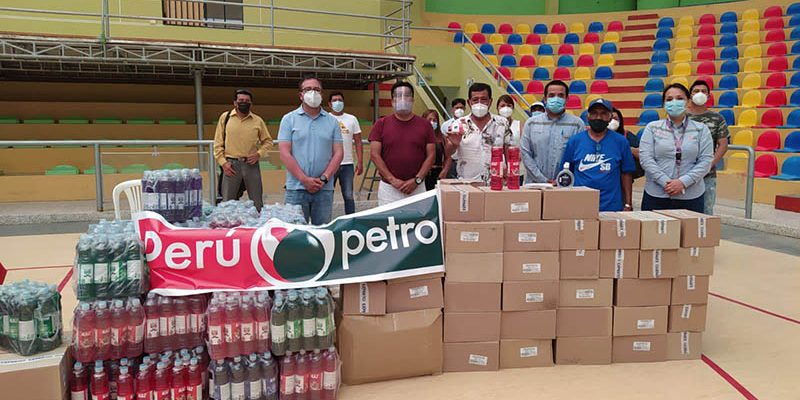 Perupetro entrega 6,000 kits sanitarios a municipios de franja costera de Áncash para combatir la Covid-19