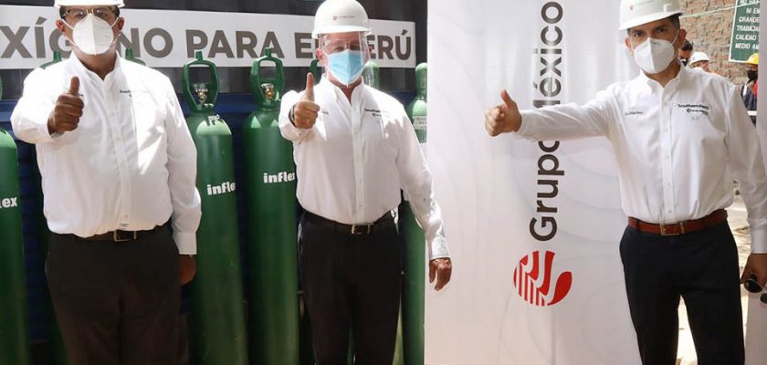 Southern Perú dona al Minsa primera planta móvil generadora de oxígeno gaseoso