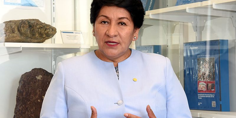 Susana Vilca, presidenta del Instituto Geológico, Minero y Metalúrgico - Ingemmet