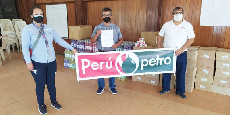PERUPETRO entrega 5,000 kits sanitarios a municipios de Ucayali y Huánuco para combatir el Covid-19
