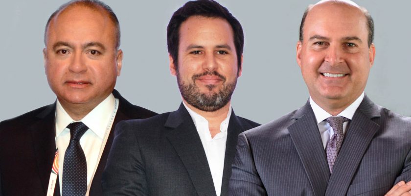 Víctor Gobitz, Diego Macera y Luis Carlos Rodrigo
