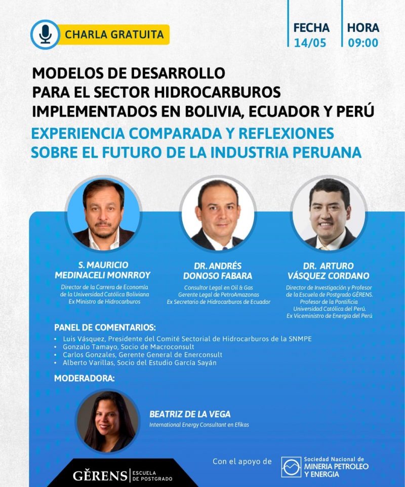Modelos de Desarrollo para el Sector Hidrocarburos implementados en Bolivia, Ecuador y Perú