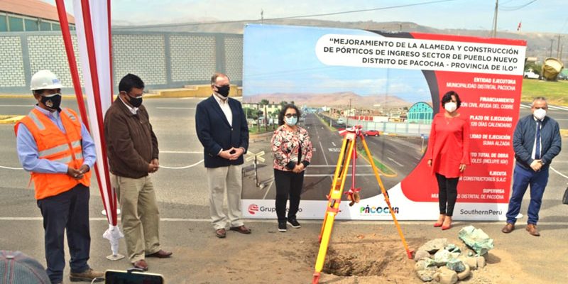 Southern Perú mejoramiento de la infraestructura vial y ornato público en Ilo