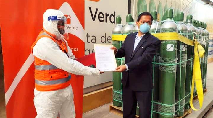 Cerro Verde dona 100 cilindros de oxígeno al hospital Honorio Delgado de Arequipa