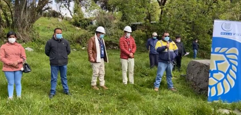 Gold Fields entrega terreno para mejoramiento del sistema de agua potable en Hualgayoc