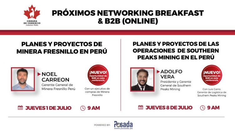 Networking Breakfasts & B2B (Online)