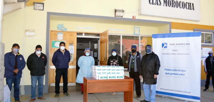 Pan American Silver entrega 1000 mil pruebas antigénicas para la detección oportuna de casos de Covid-19 en Morococha en Junín
