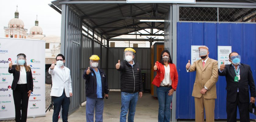 Cámara de Comercio Chilca-Pucusana inaugura planta de oxígeno
