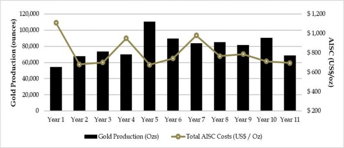 Perfil de producción y costos por año
