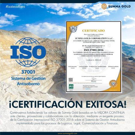 Summa Gold - ISO 37001