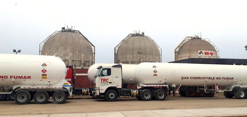 carga de camiones cisterna GLP