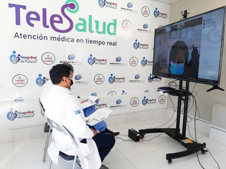 ELECTROPERU dona S 1.3 millones para la implementación del servicio de Telesalud en el Hospital de Pampas